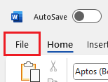 File button